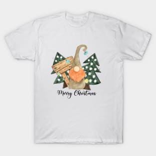 Merry christmas.Christmas gnome T-Shirt